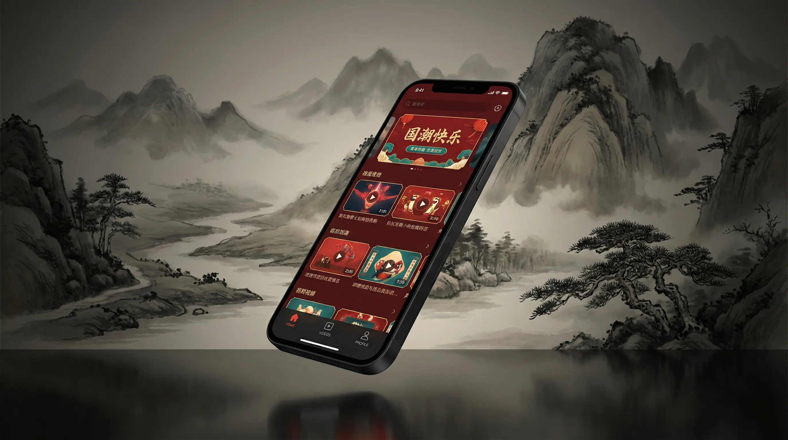 电视剧再过把瘾 移动端APP界面展示